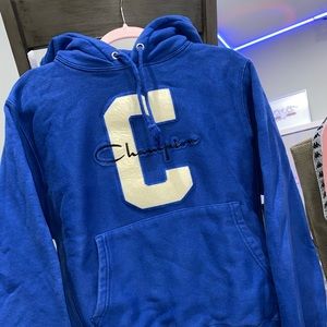 CHAMPION HOODIE ROYAL BLUE